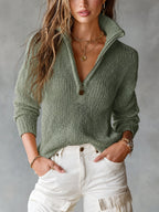 Monica | Elegant Knit Sweater Top