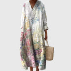 Stephanie Geometric Print Dress