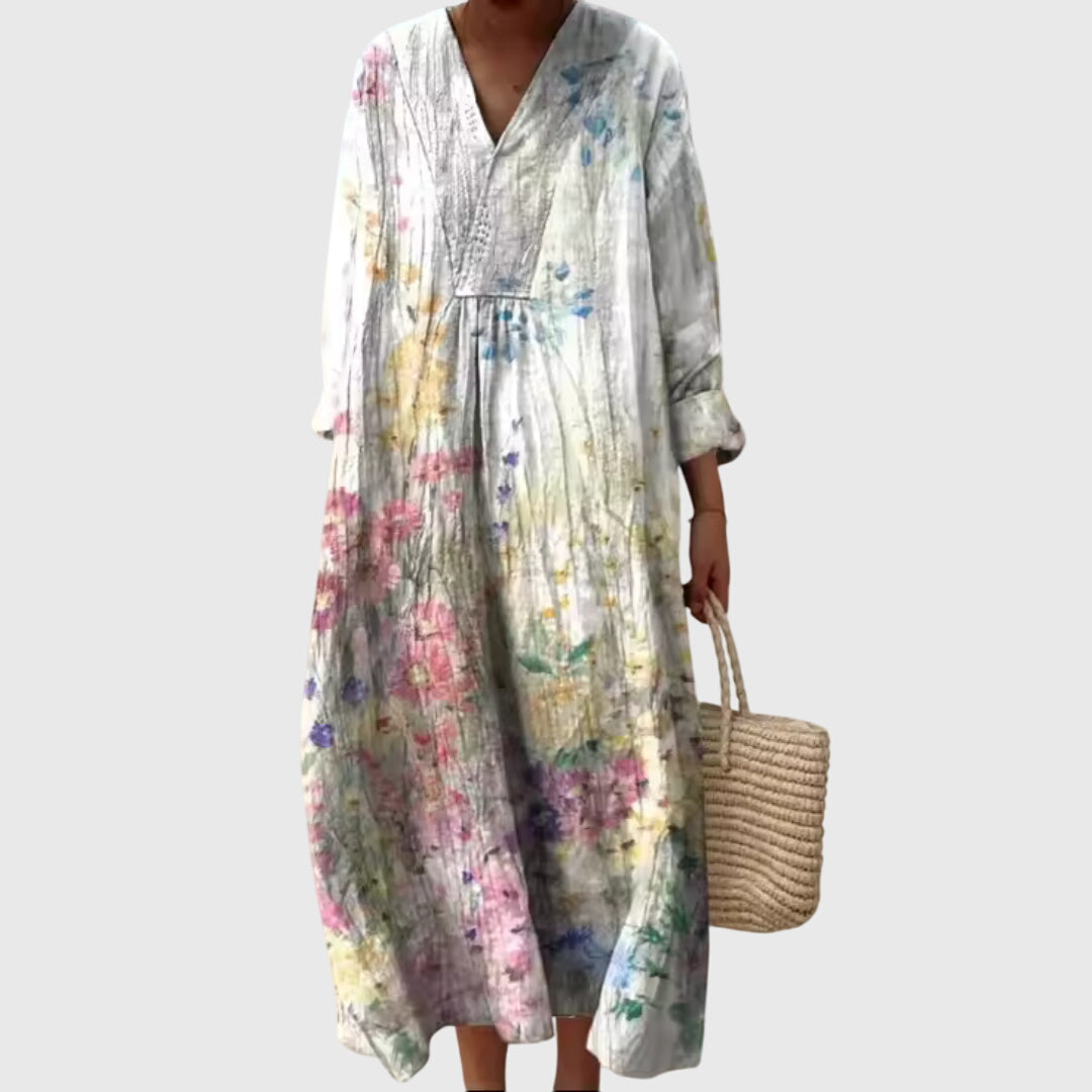 Stephanie Geometric Print Dress