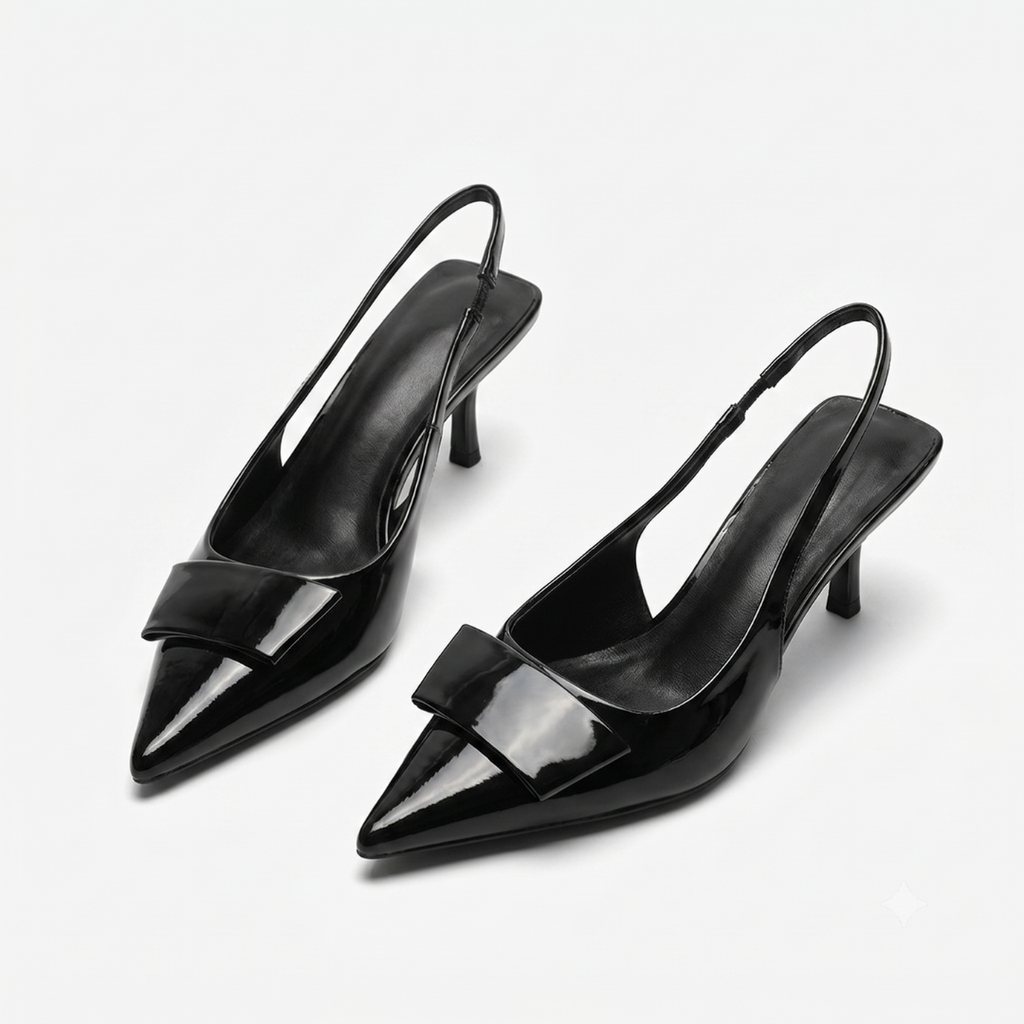 Hannah | Office Slingback Kitten Heels