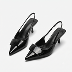 Hannah | Office Slingback Kitten Heels