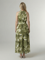 Sylin™ Gathered Halter Midi Dress