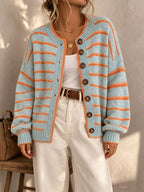 Mabel | Striped Knit Cardigan