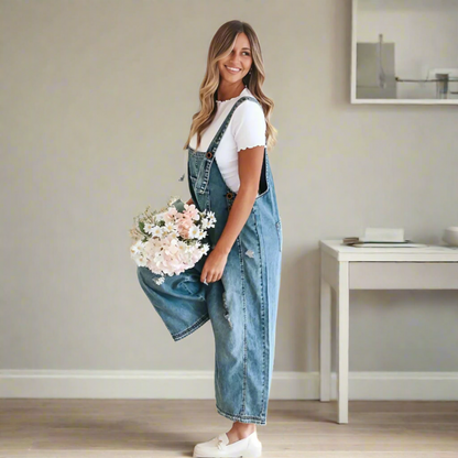 CARMELITA™ – Vintage Wash Adjustable Jumpsuit