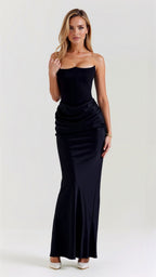 Bella | Women’s Wedding Guest Column Maxi Dress