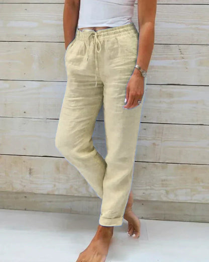 Elena - Stylish Linen Pants