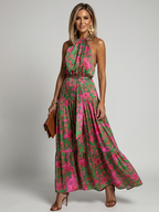 Rowen™ Draped Halter Midi Dress