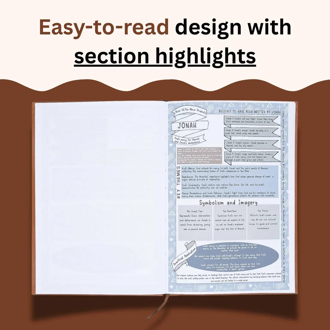 66-Page Bible Study Guide & Daily Devotional Journal | Hardcover