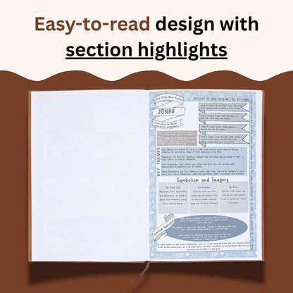 66-Page Bible Study Guide & Daily Devotional Journal | Hardcover