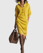 Arianell | Pure Wool Winter Knit Midi Dress