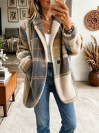 Joanne | Cozy Multi-Color Plaid Coat