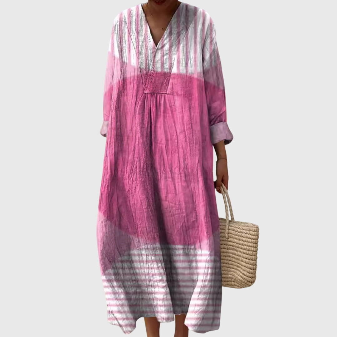 Stephanie Geometric Print Dress