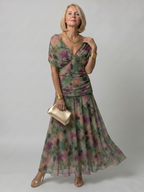 Calen™ Off Shoulder Flow Midi Dress