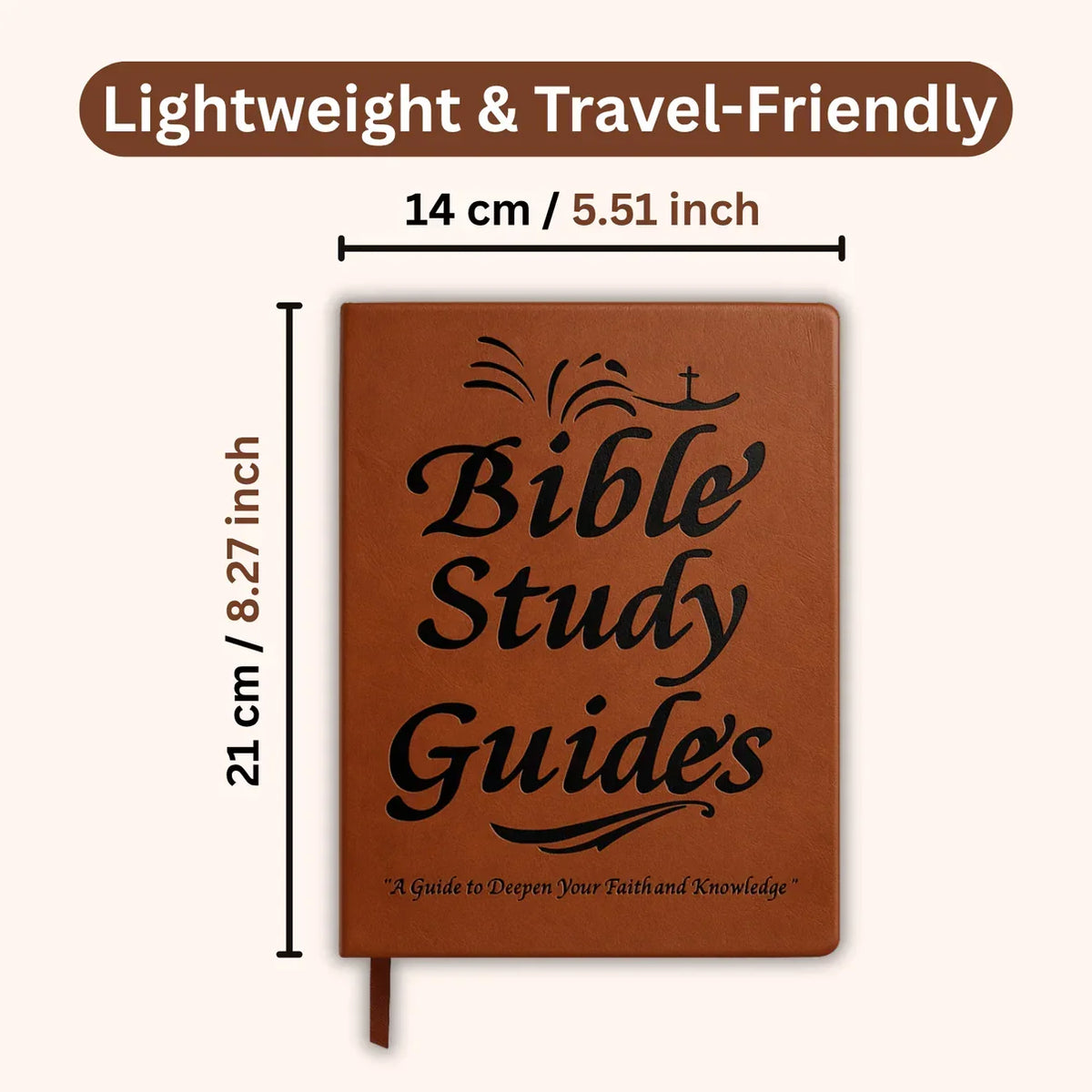 66-Page Bible Study Guide & Daily Devotional Journal | Hardcover