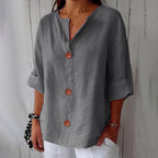 Clara™ - Lightweight Linen Blouse