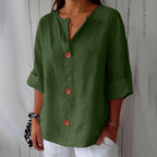 Clara™ - Lightweight Linen Blouse