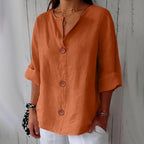 Clara™ - Lightweight Linen Blouse