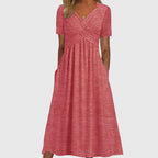 Amanda Crossover Midi Dress
