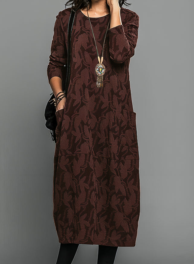Dina Printed Midi Dress