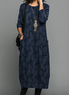 Dina Printed Midi Dress