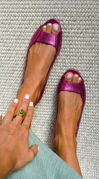 Adelina | Chic Comfort Golden Sandals