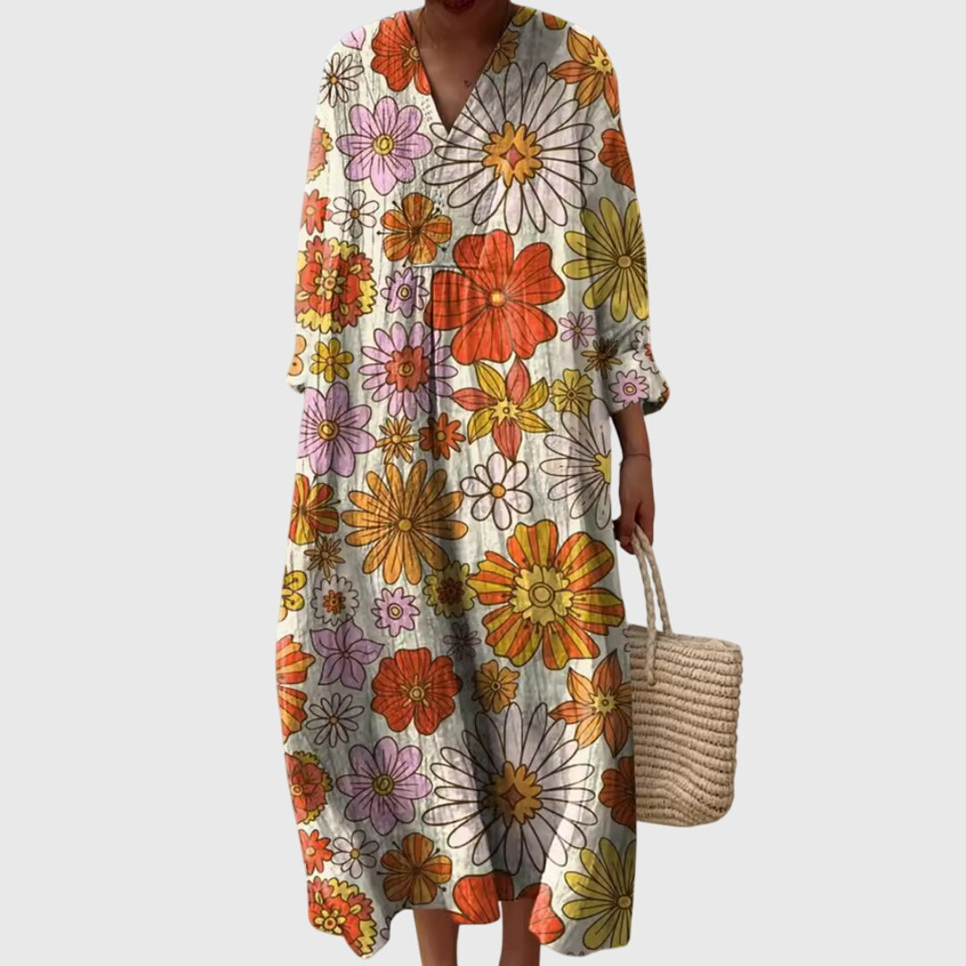Stephanie Geometric Print Dress