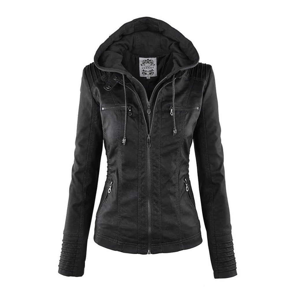 Esmé™ | Hooded Moto Jacket