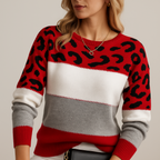 Winifred | Printed Draped Sweater