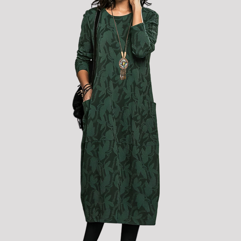 Dina Printed Midi Dress