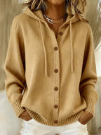 Brenda™ | Cozy Button Cardigan Hoodie