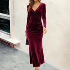 Shanelle™ Elegant Velvet Dress
