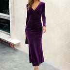 Shanelle™ Elegant Velvet Dress