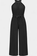 Patrizia Halter Neck Pleated Palazzo Jumpsuit