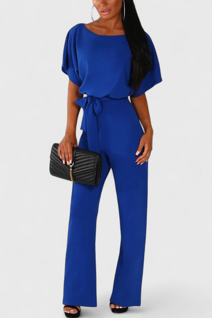 Evie Wide-Cut Fluid Jumpsuit with Elegant Silhouette