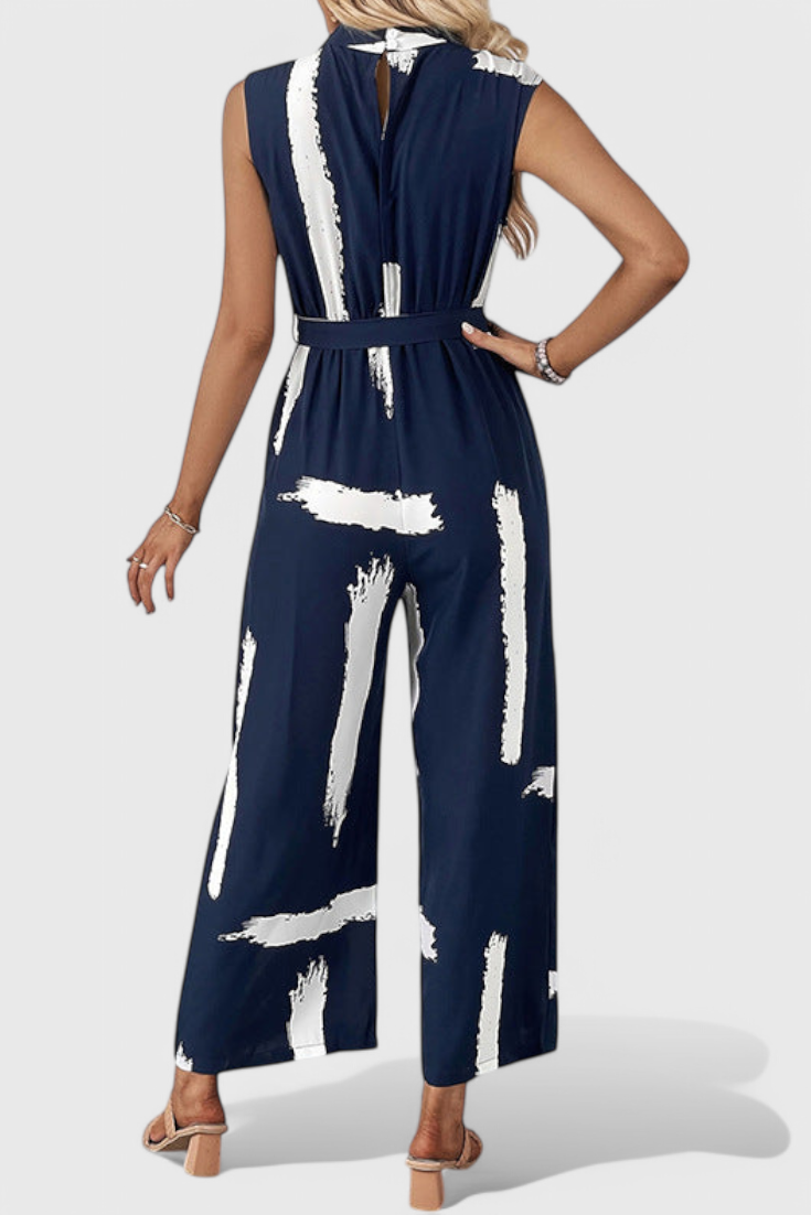 Zola Tied Waist Wide Leg Jumpsuit