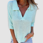 Lucy™ Elegant V-neck top