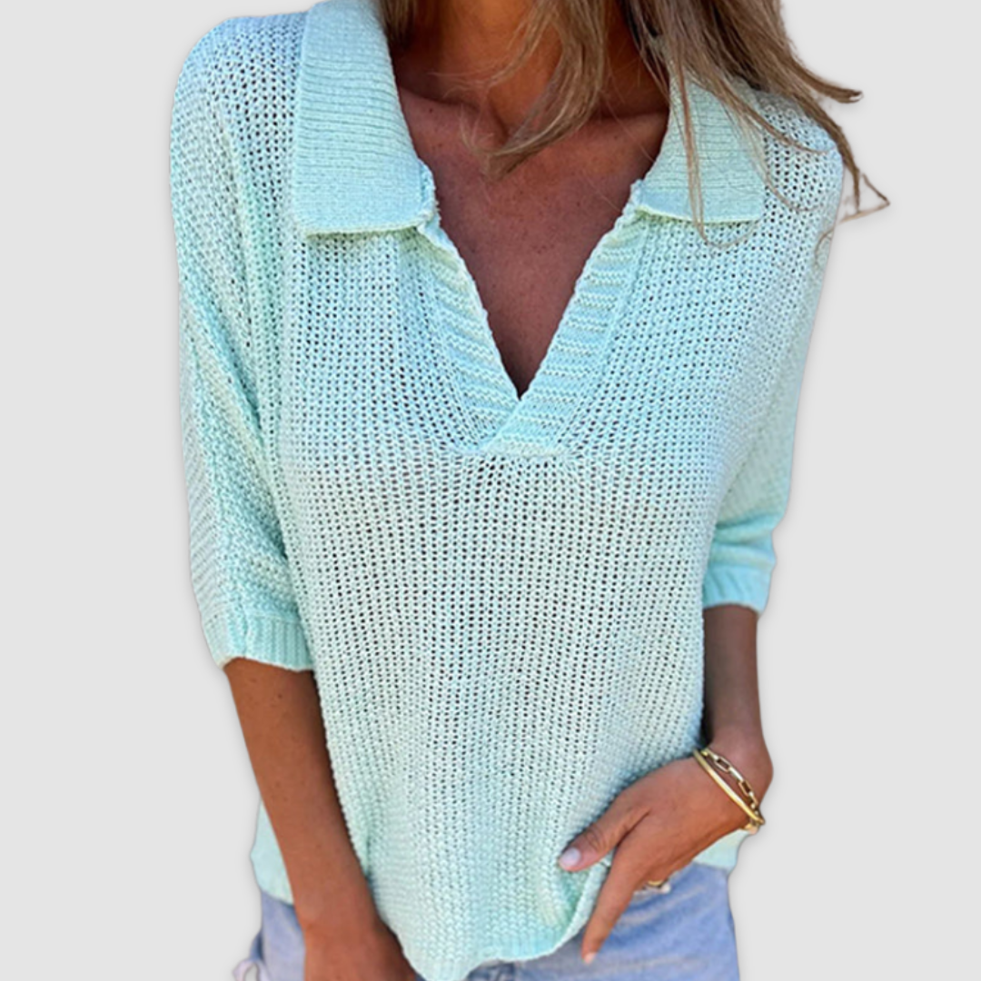 Lucy™ Elegant V-neck top