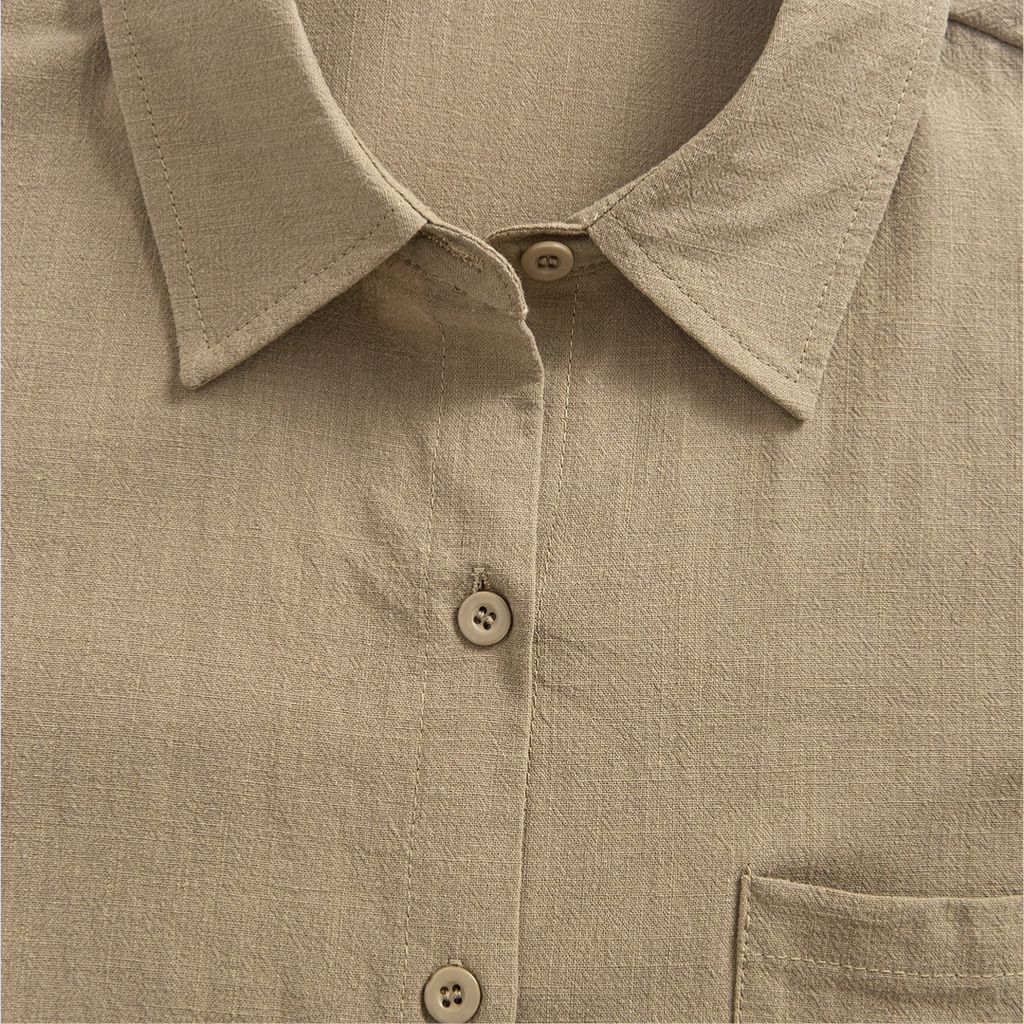 Noemi™ Soft classic pocket blouse