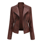 Marguerite™ | Women's Asymmetrical Grommet Moto Quilted Jacket