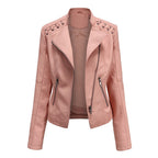 Marguerite™ | Women's Asymmetrical Grommet Moto Quilted Jacket
