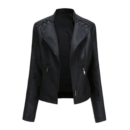 Marguerite™ | Women's Asymmetrical Grommet Moto Quilted Jacket