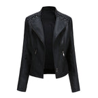 Marguerite™ | Women's Asymmetrical Grommet Moto Quilted Jacket