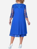 Audriana™ Elegant Midi Dress