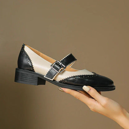 Miana Leather Mary Janes