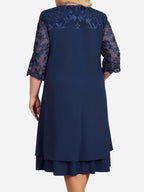 Audriana™ Elegant Midi Dress