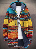 Nyla | Printed Hooded Cardigan