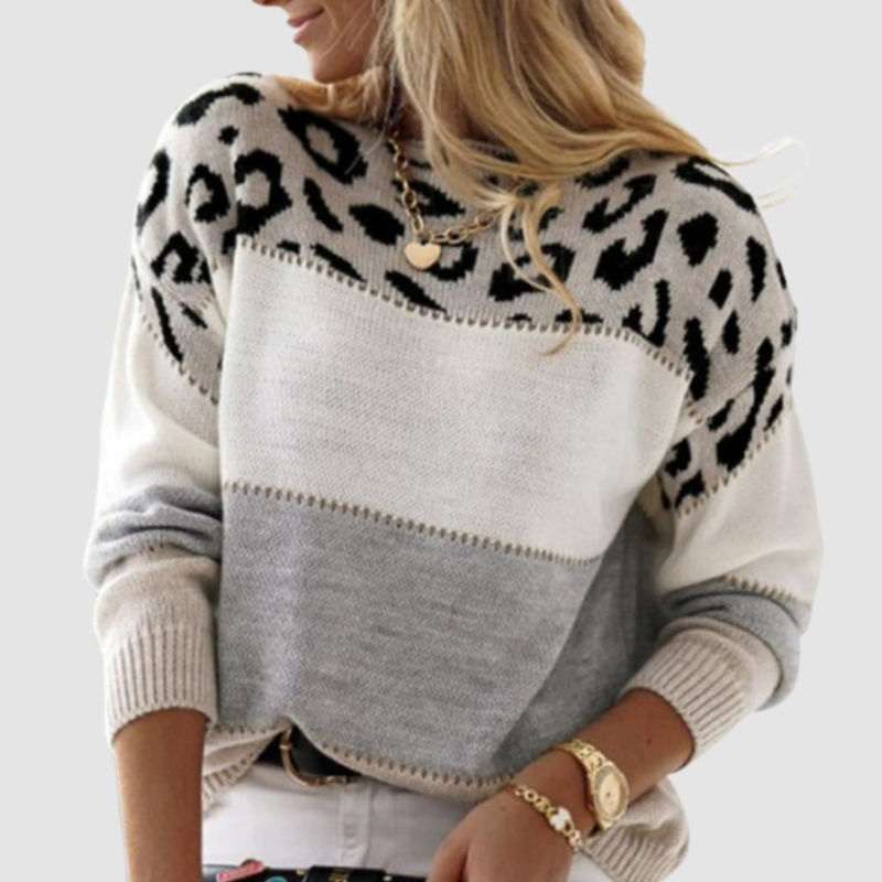 Winifred | Printed Draped Sweater