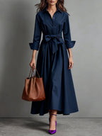 Donna™ Classic Maxi Dress + Free Belt