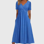 Amanda Crossover Midi Dress