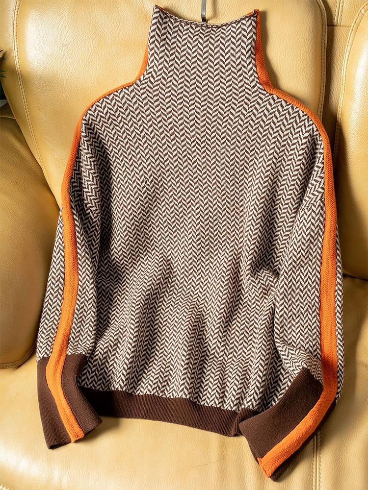 Magnolia | Striped Turtleneck